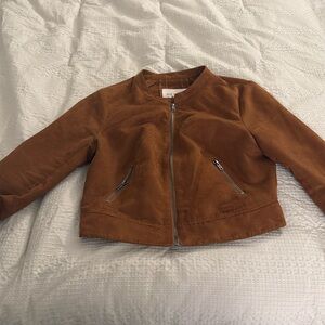 BCBGENERATION Faux Suede Moto Jacket